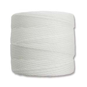 13333 S-Lon pärltråd, vit, 0,5 mm, 70 m, 1 st.