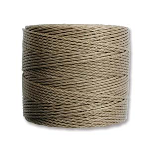 13334 S-Lon pärltråd, Sand, 0,5 mm, 70 m, 1 st.