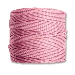 13335 S-Lon pärltråd, Rosa, 0,5 mm, 70 m, 1 st.