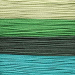 13339 S-Lon pärltråd, Grön mix, 0,5 mm, 4*10 m, 1 st.