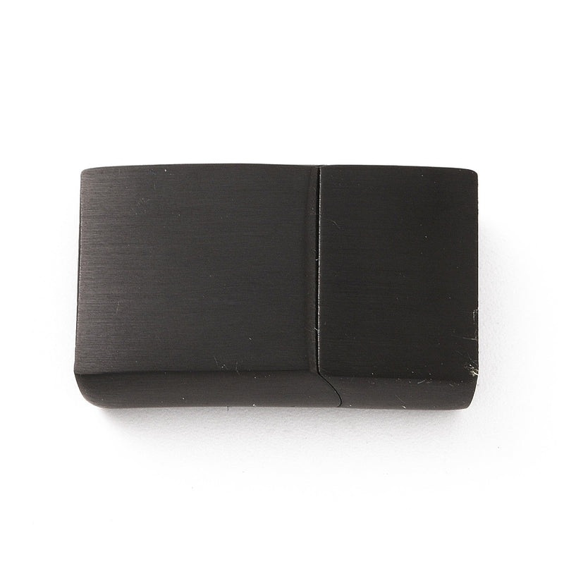 Magnetlås, Rostfritt stål, svart, 1st, (13275)