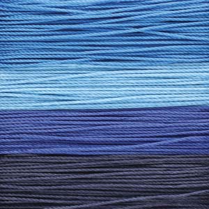 S-Lon pärltråd, Blå mix, 0,5 mm, 4*10 m, 1 st. (13338)