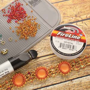 FireLine Crystal 0,15 mm,13,7 m Stark & Slitstark Smyckestråd (13359)