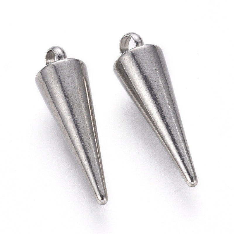 Kona, Rostfritt stål, 18x5 mm, 1 st, (13444)