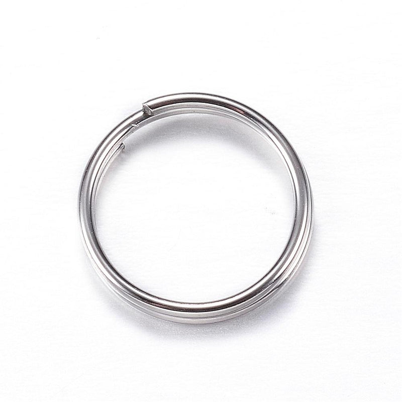 Splitring, Rostfritt stål, 14x2 mm, 10st (13654)