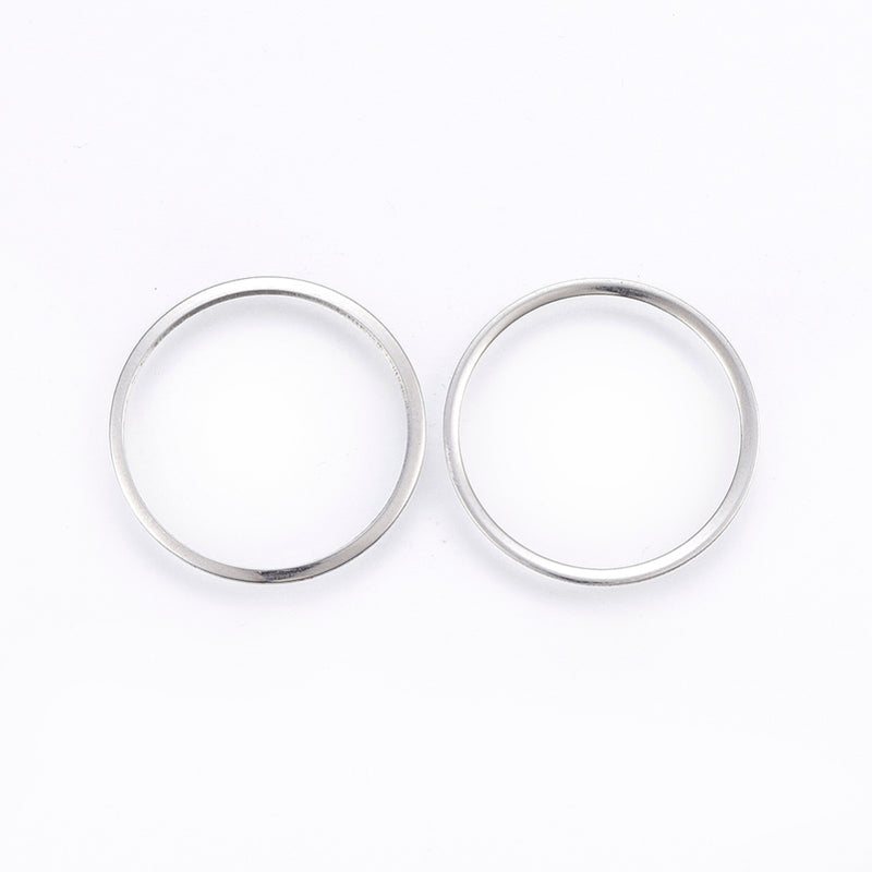 Ring, rostfritt stål, 1 st , (13725)