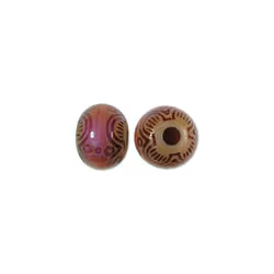 Mood Bead, China style, 13x16 mm, rund, 1 st (13731)