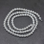 13781 Cubic Zirconia pärlor, 4 mm, 1 sträng
