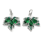 13847 Löv med Cubic Zirconia, 1 st
