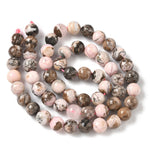 13862 Rhodonite naturlig, 6mm, 1 sträng