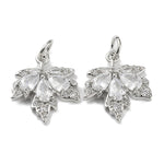 13927 Löv med Cubic Zirconia, 1 st