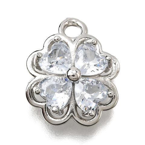 13934 Klöver med Cubic Zirconia, 1 st