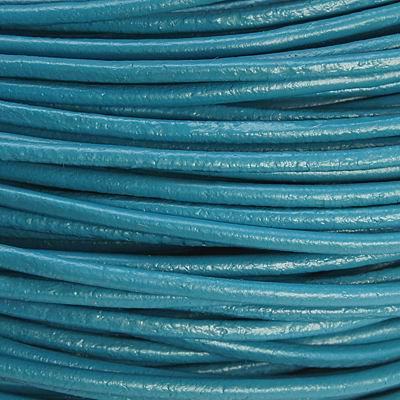 Läder turkos, 1,5mm, 1m (14097)