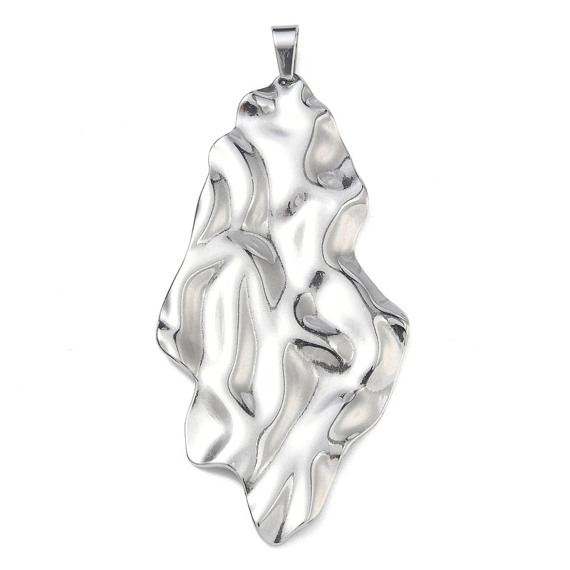 Hänge hamrat, rostfritt stål, 70x35 mm. (14106)