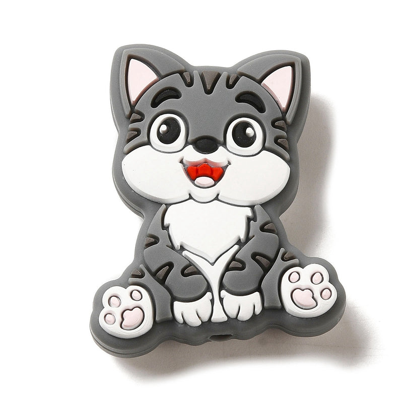 Katt, silikon, 30x24x9 mm, (14115)