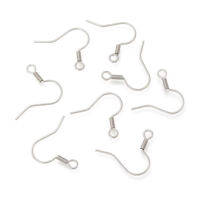 Fransk öronkrok, kirurgiskt stål, 1 par (14145