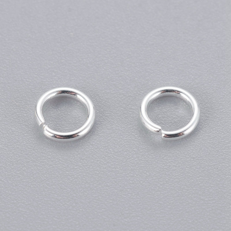 O-ringar, Rostfritt stål, silver, 5x0,8 mm, 25 st (14147)