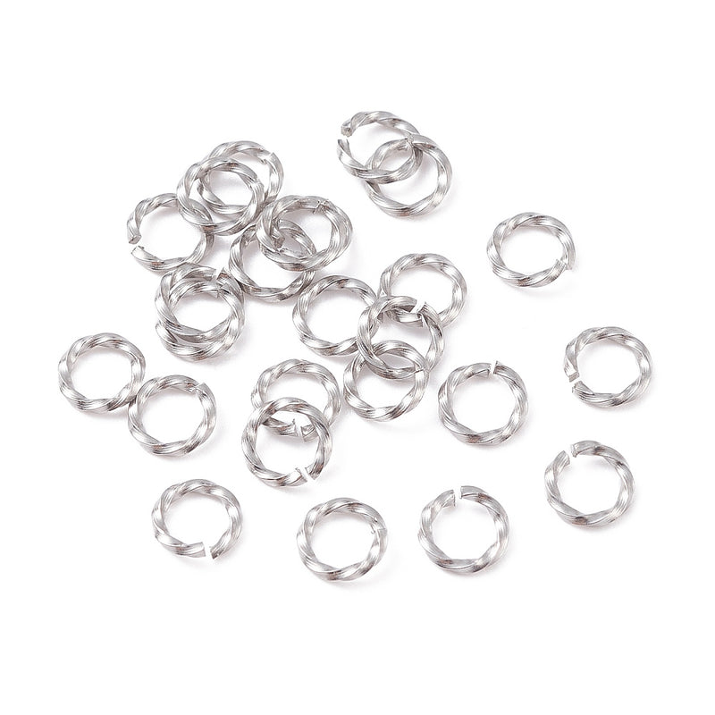 O-ringar, tvistade, Rostfritt stål, 6x1 mm, 20 st (14149)
