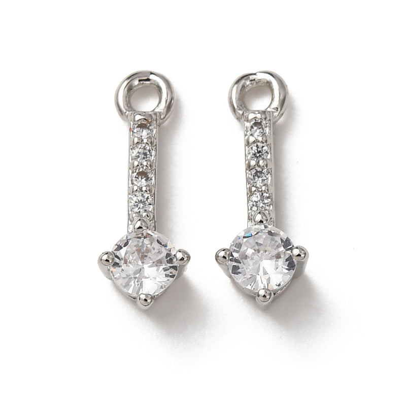 Hänge cubic zirconia, 1 st (14186)
