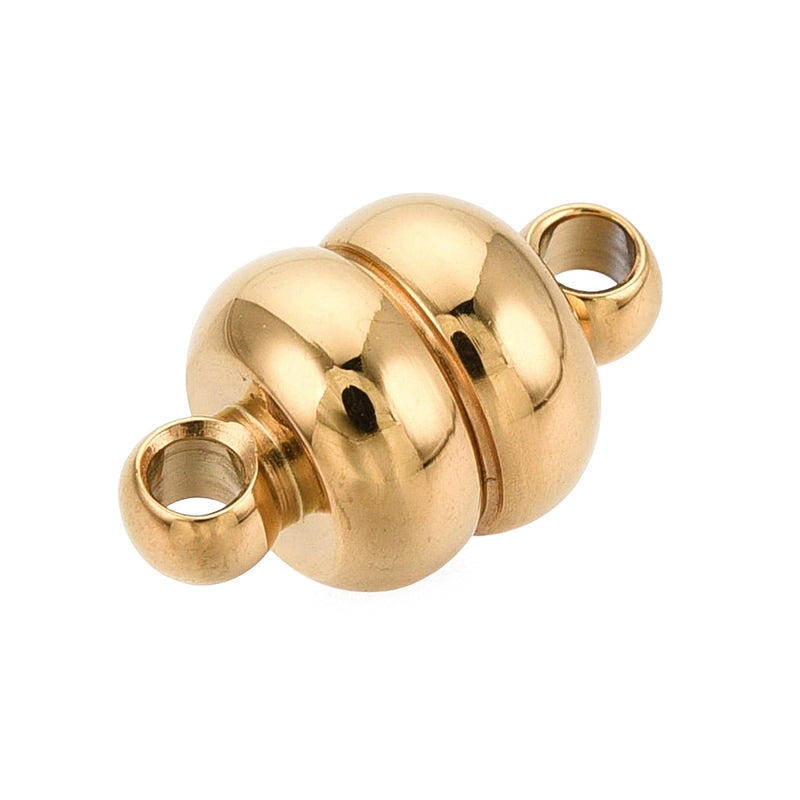 Magnetlås, rostfritt stål, guld, 1 st (14193)