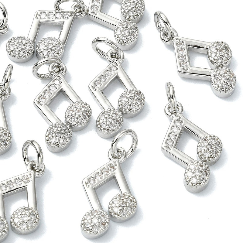 Noter Cubic Zirconia,  12x9,5x2,5 mm, 1 st (14317)