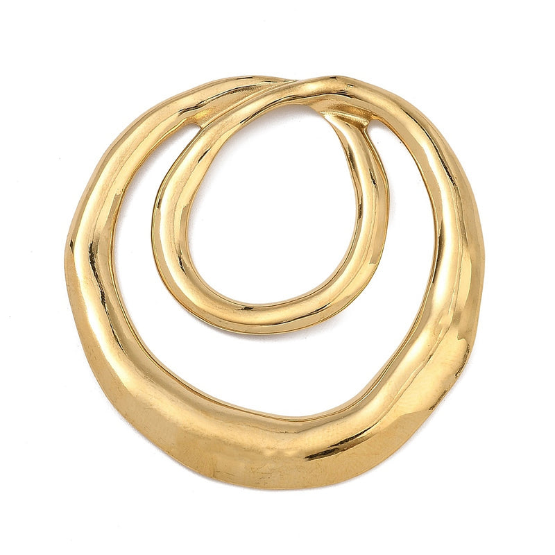 Hänge, Rostfritt stål, guld, 1 st (14433)