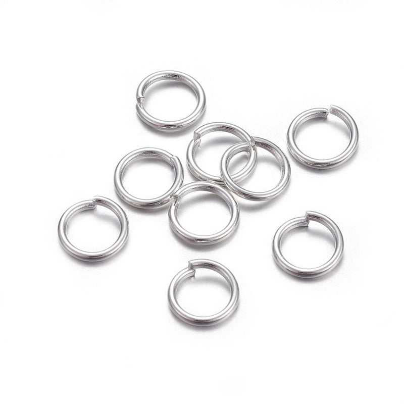 O-ringar, Rostfritt stål, 6x0,8 mm, silver  (14459)