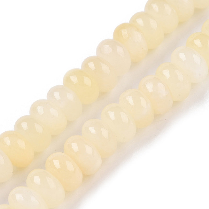 Naturlig Topas Jade, rondeller, 10x5,5 mm, 1 sträng (14574)
