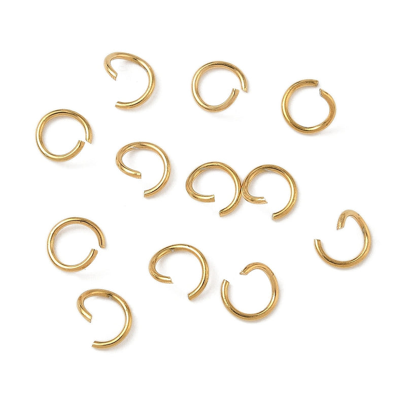 O-ringar, 304 rostfritt stål, ion plätering, 6x0,8 mm, 30 st (14590)