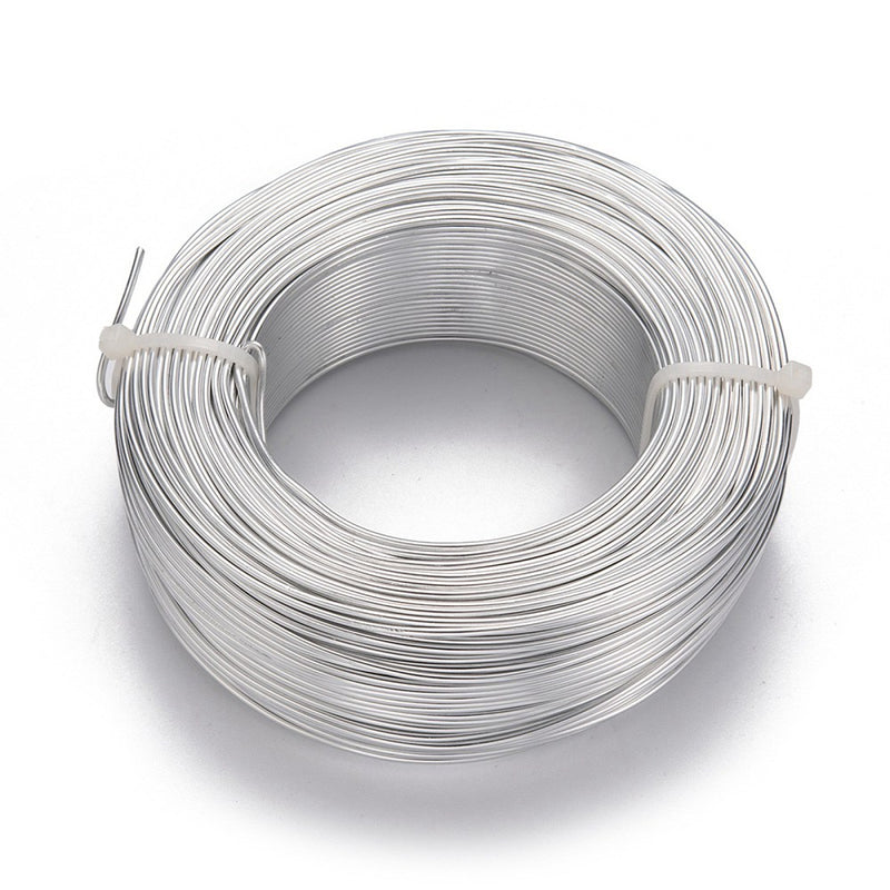 Aluminiumtråd, 1,5 mm, 5 m, Silver (14469)