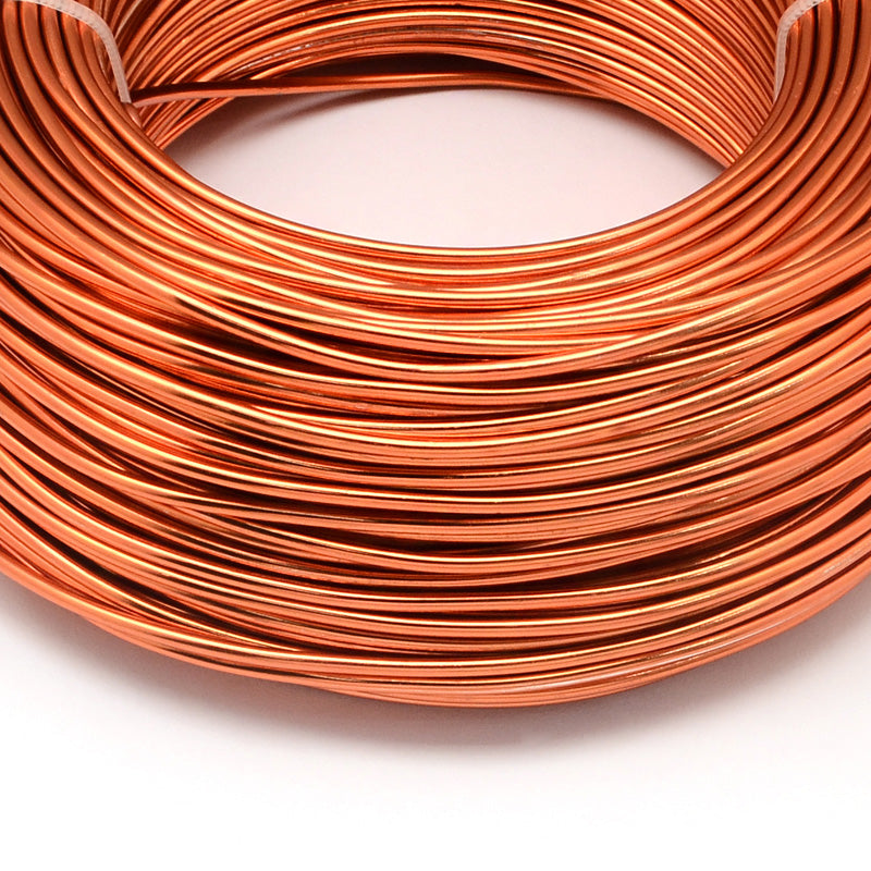 Aluminiumtråd, 1,5 mm, 5 m, Orange, (14468)