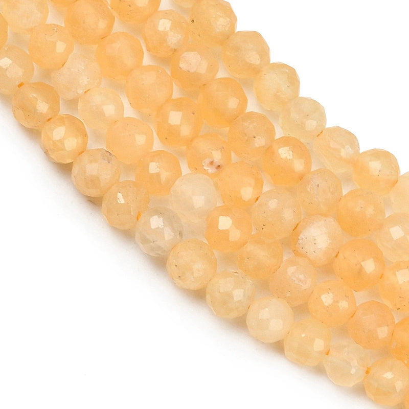 Naturlig Topas Jade, facetterad 4 mm (14393)