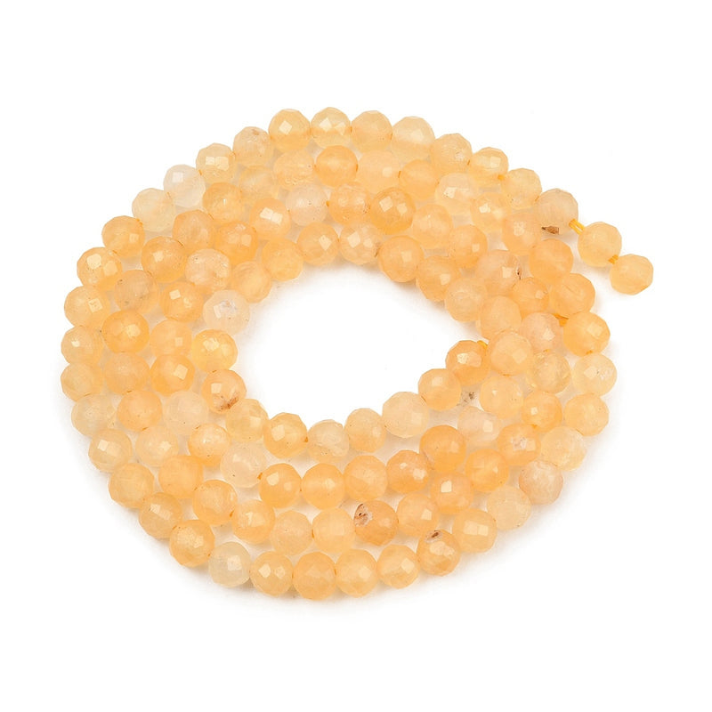 Naturlig Topas Jade, facetterad 4 mm (14393)