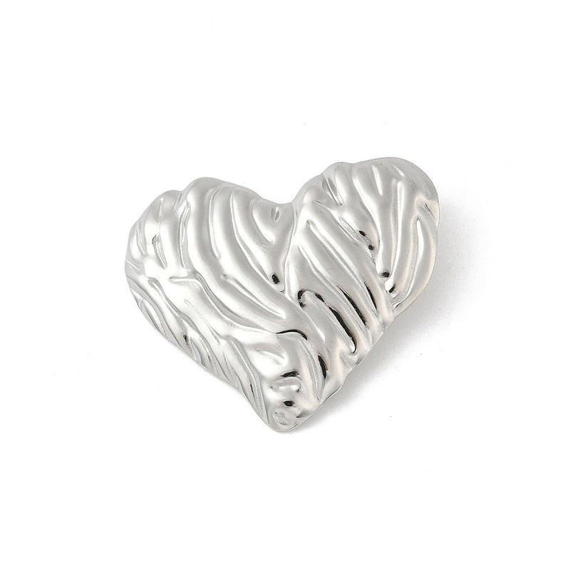 Hjärta, Rostfritt stål, 1 st, (13954)