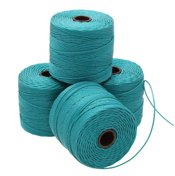 S-Lon pärltråd röd 0,5 mm, 70 m