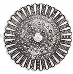 13877 Koftspänne 45x45 mm. Tibetsilver. 1 st