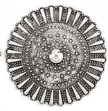13877 Koftspänne 45x45 mm. Tibetsilver. 1 st