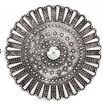 13877 Koftspänne 45x45 mm. Tibetsilver. 1 st