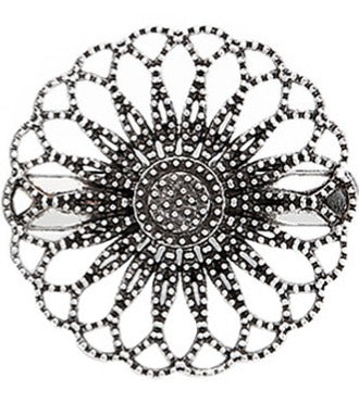 Koftspänne 45x45 mm. Tibetsilver. 1 st. (13878)