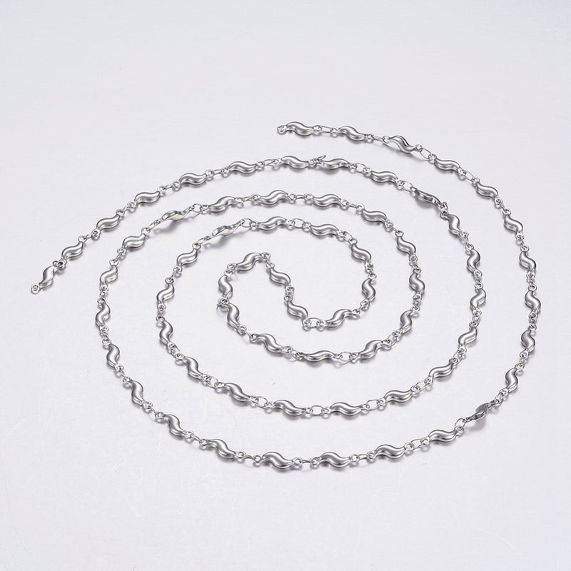 Kedja, Rostfritt stål, Tvistad, 1 m, (12299)