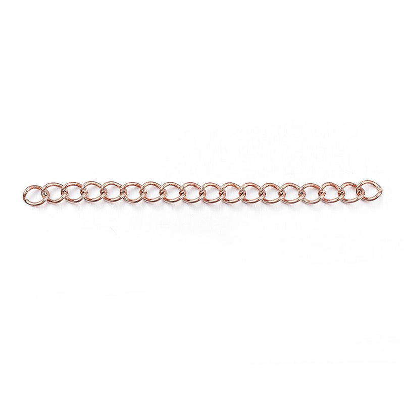 Förlängningskedja, Rostfritt stål, rosé, 5 st,(12447)