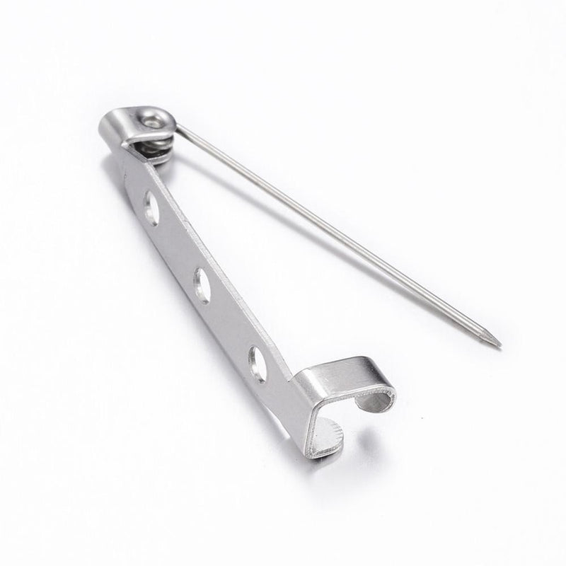 12482  Broschnål 304 Rostfritt stål. 31x5x6mm 1 st