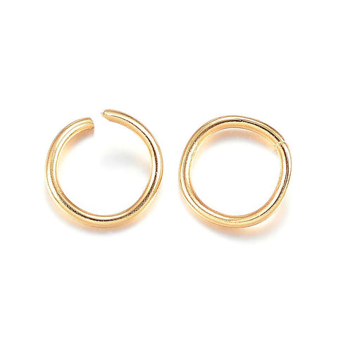 12521 O-ringar 304 rostfritt stål. Guld. 7x0,8 mm. 25 st