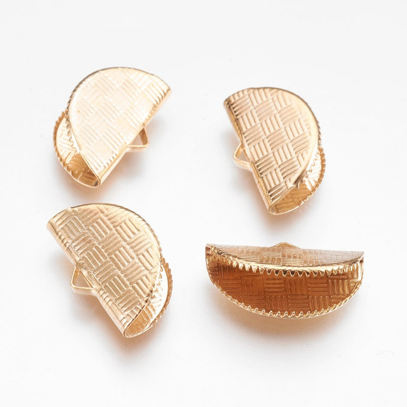 Ändslut, guld, 2 st, (12538)