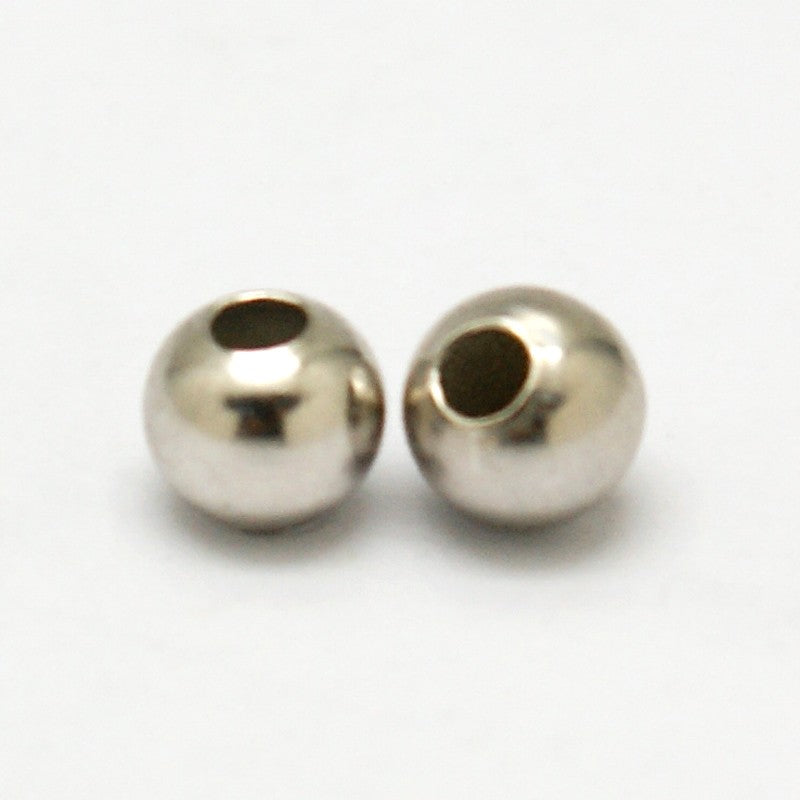 12550  925 Sterling silver kula 3mm, 1st