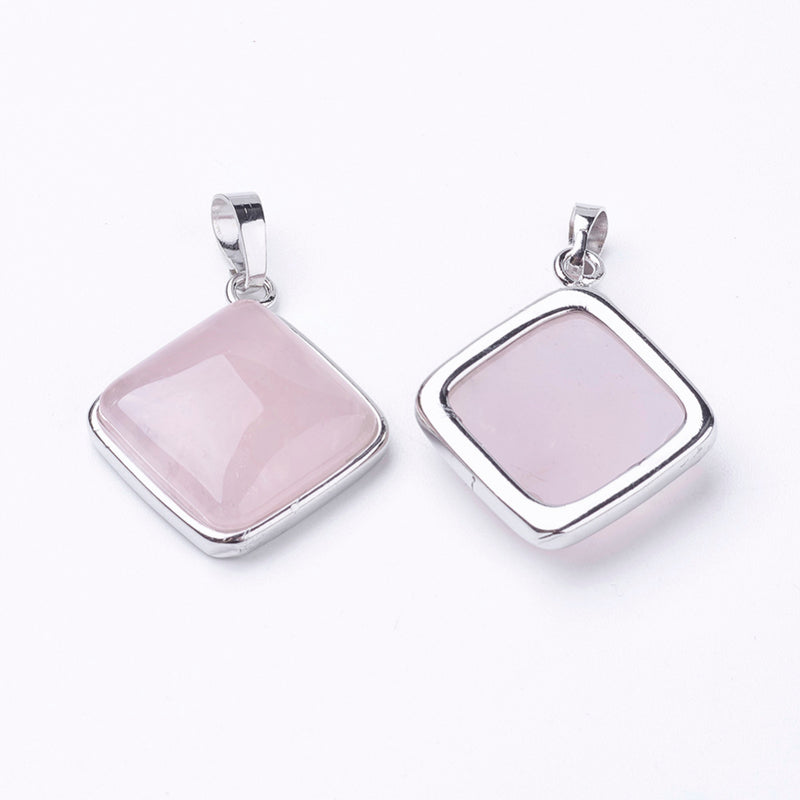 Rosenkvarts, hänge, 1 st (12679)