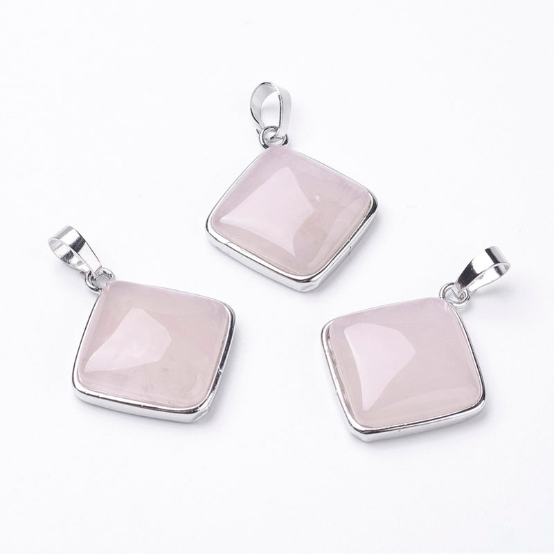 Rosenkvarts, hänge, 1 st (12679)