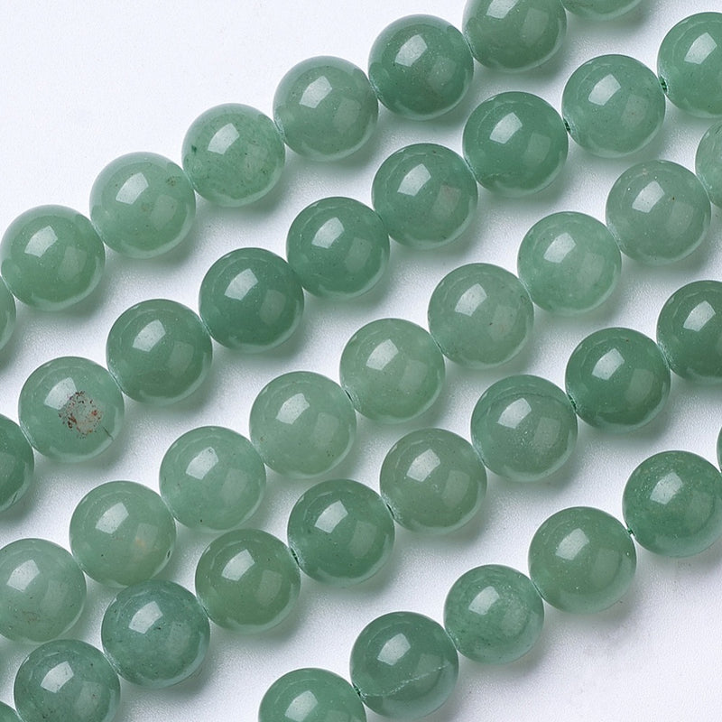 Grön Aventurine  6 mm , 1 sträng [12694]