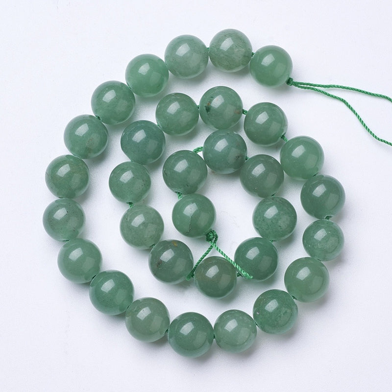Grön Aventurine  6 mm , 1 sträng [12694]