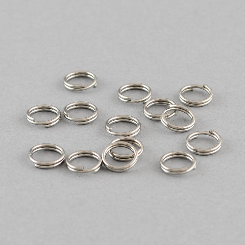 Splitringar, Rostfritt stål,  6x1,4mm ,25 st, (13004)